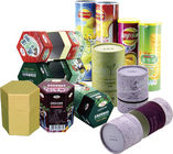 Чонсервные банкы цилиндра цветастые Recyclable бумажные упаковывая для косметик и спичек еды